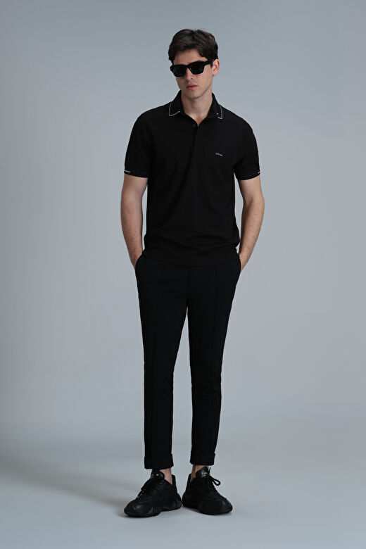 Tylor Smart Erkek Polo Tişört Siyah 2