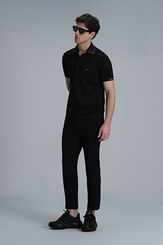 Tylor Smart Erkek Polo Tişört Siyah 4
