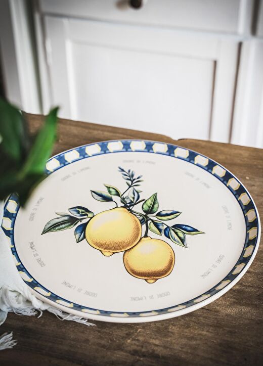 The Mia Odore Di Limone Servis Tabağı 30 Cm ODL0006 4