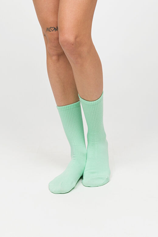 2'li Nakış Logolu Unisex Çorap - Eco Characters - Forest 3