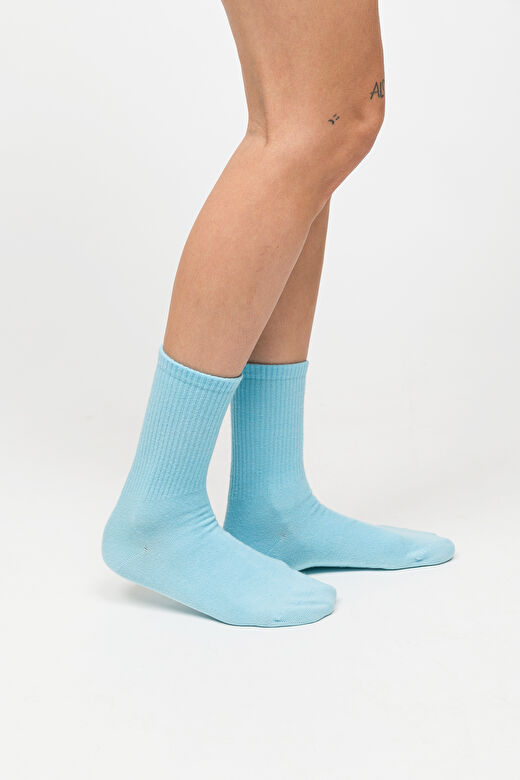 2'li Nakış Logolu Unisex Çorap - Eco Characters - Ocean 3