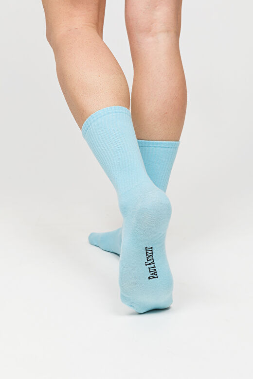 2'li Nakış Logolu Unisex Çorap - Eco Characters - Ocean 4
