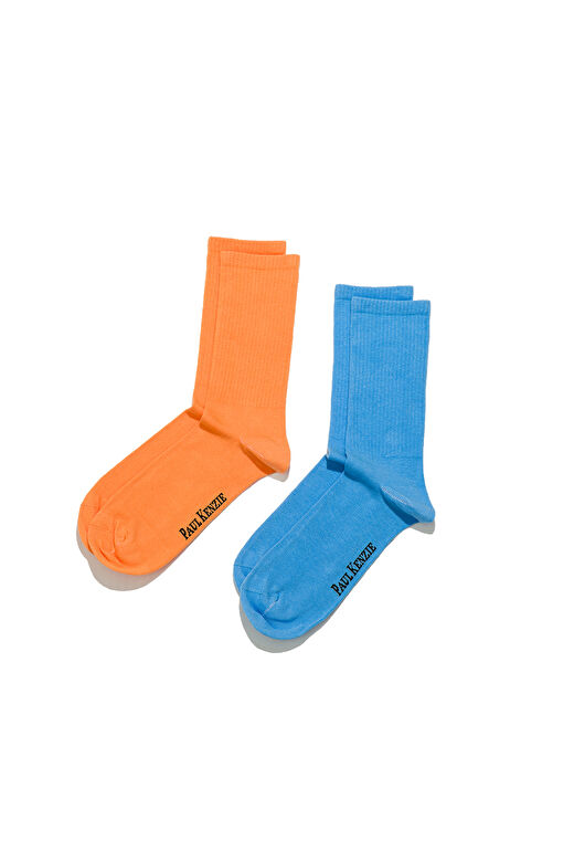 2'li Nakış Logolu Unisex Çorap - Eco Characters - Sunrise 2
