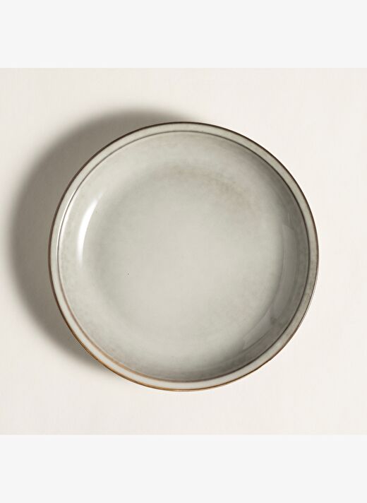 Lılıng Stoneware Pasta Tabağı 20 Cm Bej 1