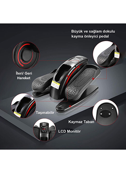 Vibrolegs Eliptik Kondisyon Bisikleti - Egzersiz Aleti - Alman Tasarım - Ayak Masaj Aleti 4