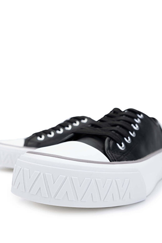 Mario Valentino Kadın Hakiki Deri Siyah Sneakers & Spor Ayakkabı 3