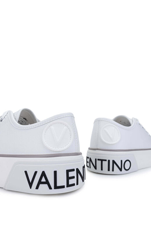 Mario Valentino Siyah-Beyaz Kadın Deri Sneaker 1040 95A3603 BN AYK Y24 4