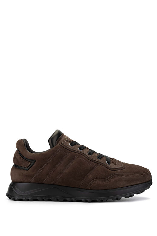 Fabi Erkek Hakiki Deri Kahverengi  Sneakers & Spor Ayakkabı 1