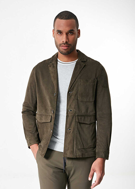 Haki Renk Safari Mont 1