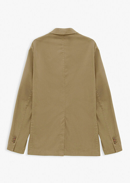 Bej Renk Mono Yaka Over Size Blazer Ceket 2