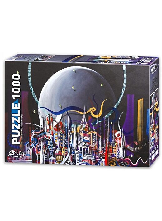 Star Puzzle 1000 Parça Ay Şehri Puzzle 2