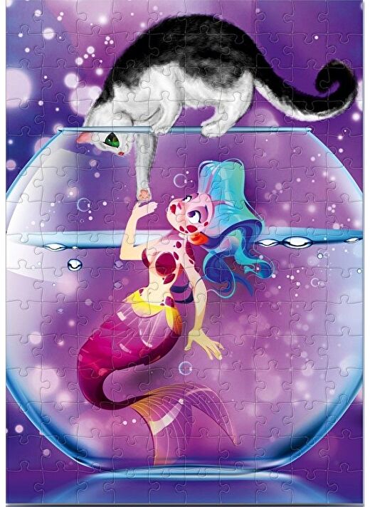 Star Puzzle 150 Parçalık Fanustaki Denizkızı Çocuk Puzzle/Yapboz 2