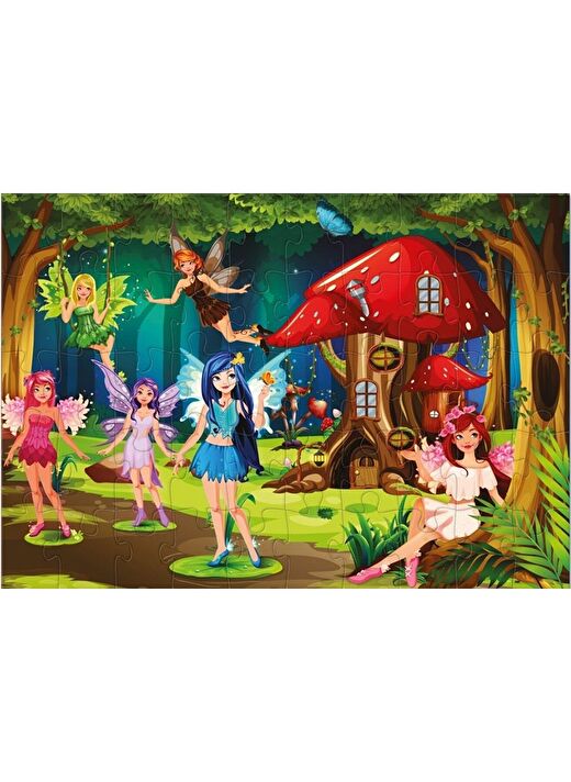 Star Puzzle 2x50 Parça Çocuk Puzzle - Peri Dİyarı 2