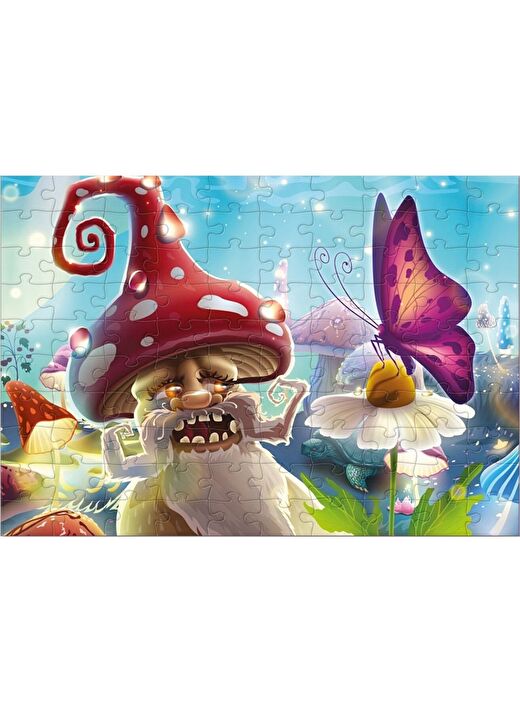 Star Puzzle 2x100 Parça Çocuk Puzzle (6 Yaş ve Üzeri) - Mantar Dede 2