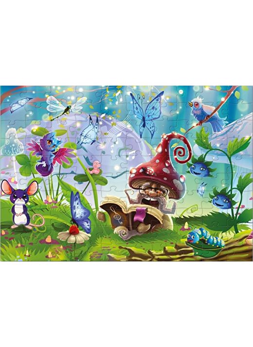 Star Puzzle 2x100 Parça Çocuk Puzzle (6 Yaş ve Üzeri) - Mantar Dede 3