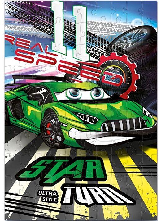Star Puzzle 2x100 Parça Çocuk Puzzle (6 Yaş ve Üzeri) - Star Ralli 2