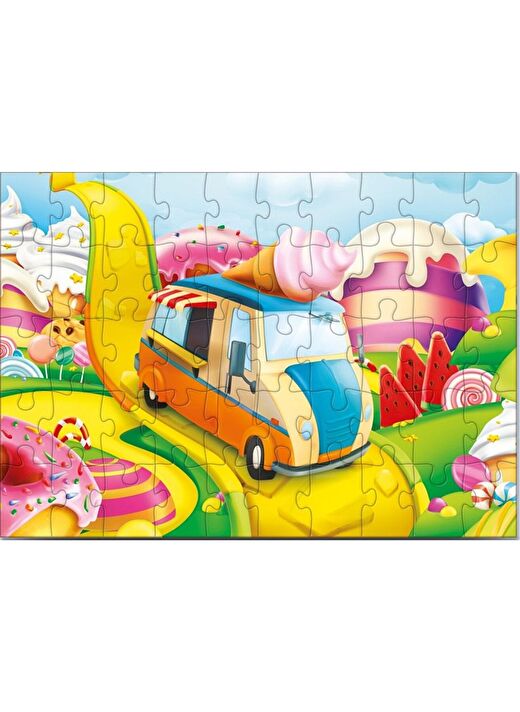 Star Puzzle 50 Parça Şeker Diyarı Çocuk Puzzle 2