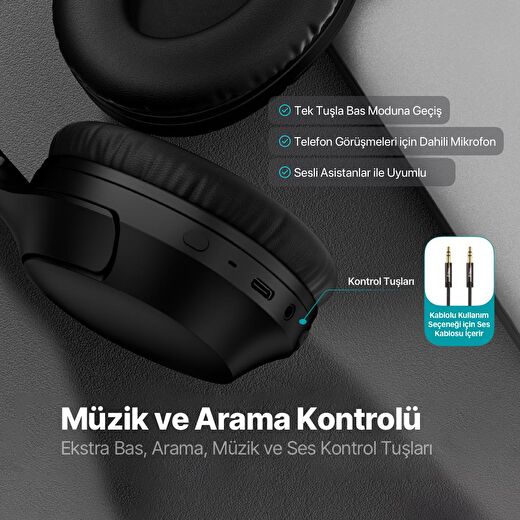 ttec SoundMax 3 Kulaküstü Kablosuz Bluetooth Kulaklık 3