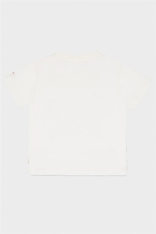 Swatsky Erkek Çocuk Kırık Beyaz T-Shirt 3