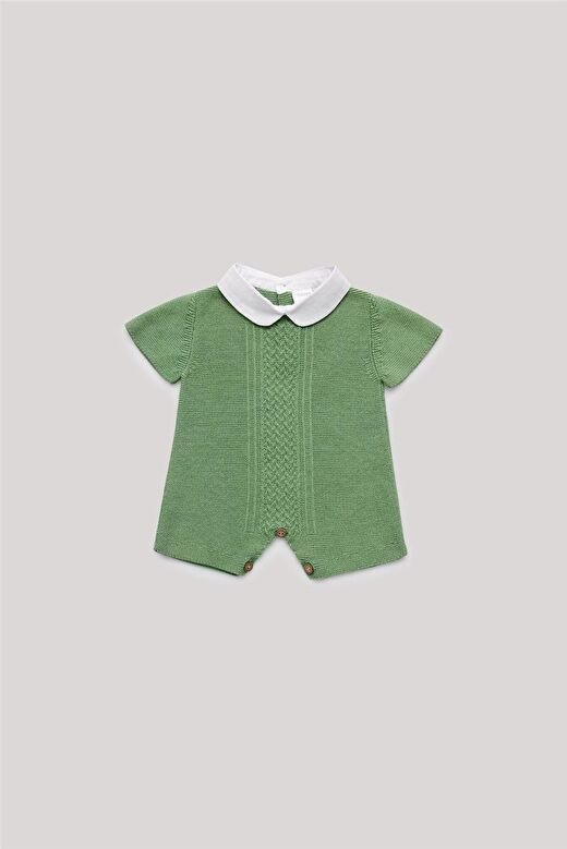 Layette Erkek Bebek Yeşil Tulum 2