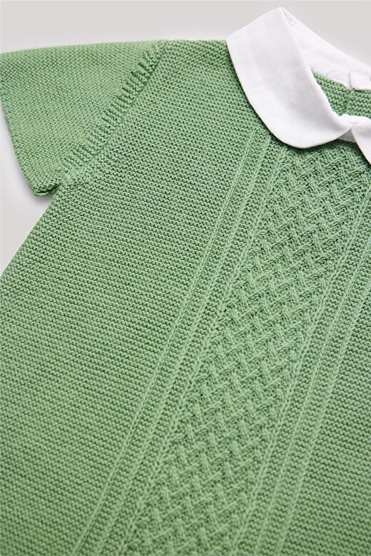 Layette Erkek Bebek Yeşil Tulum 3