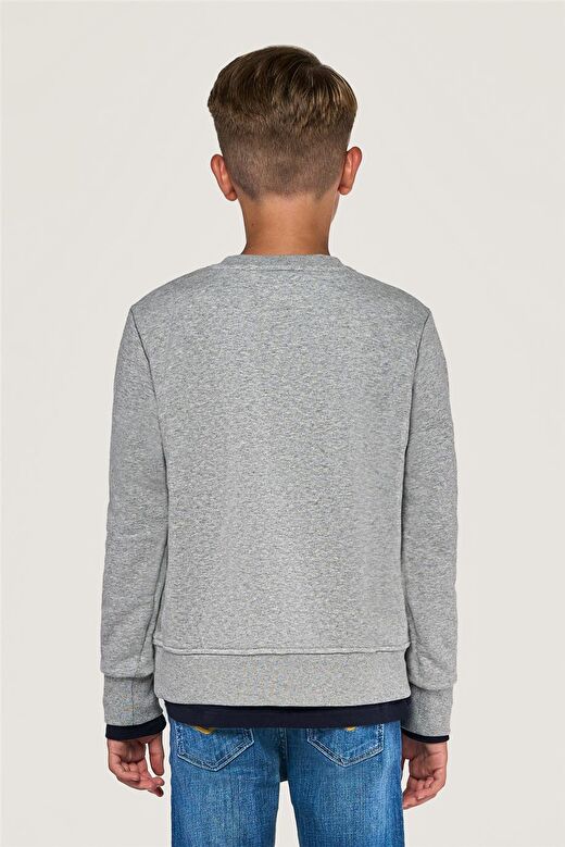 Swatsky Erkek Çocuk Gri Melanj Sweatshirt 4