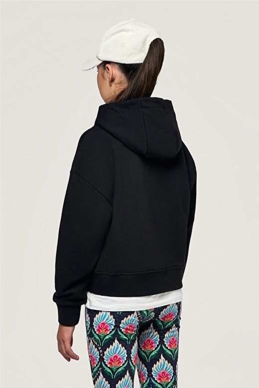 Swatsky Kız Çocuk Siyah Sweatshirt 4