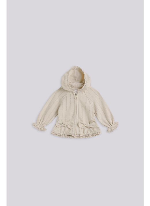 BG Store Kız Bebek Ekru Eşofman Üstü 1