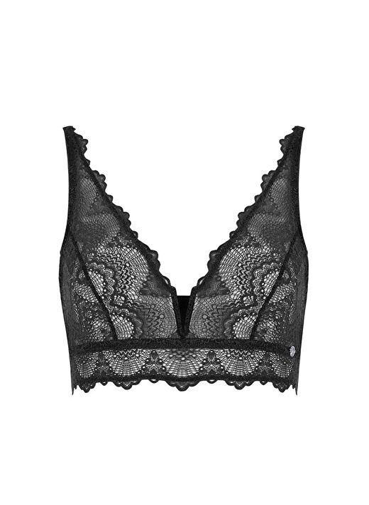 FLAME V DETAYLI BRALET SİYAH 2