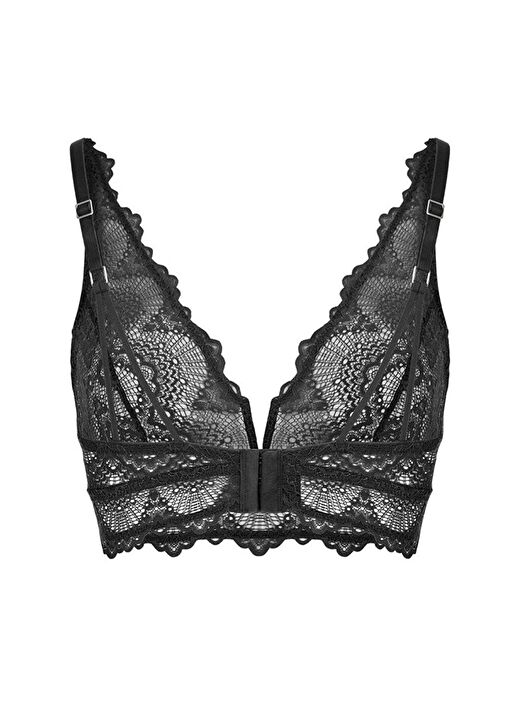 FLAME V DETAYLI BRALET SİYAH 4
