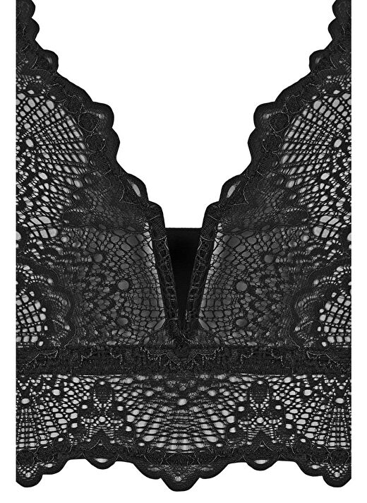 FLAME V DETAYLI BRALET SİYAH 3