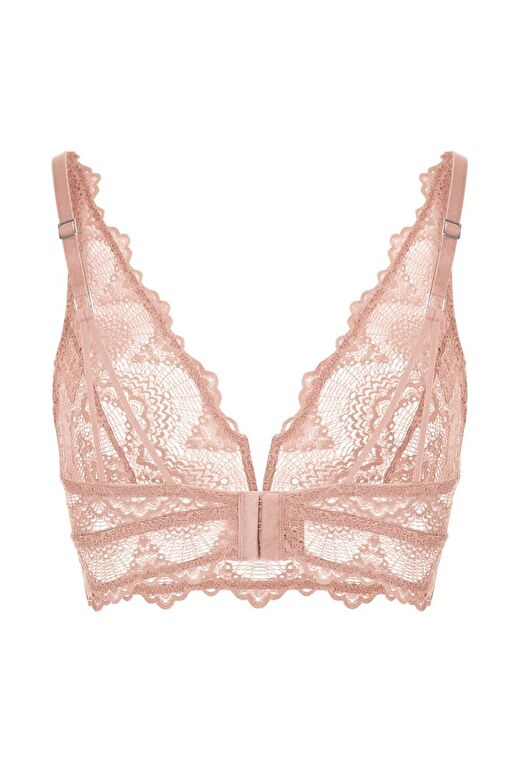 FLAME V DETAYLI BRALET PASTEL PEMBE 3
