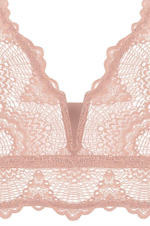 FLAME V DETAYLI BRALET PASTEL PEMBE 2