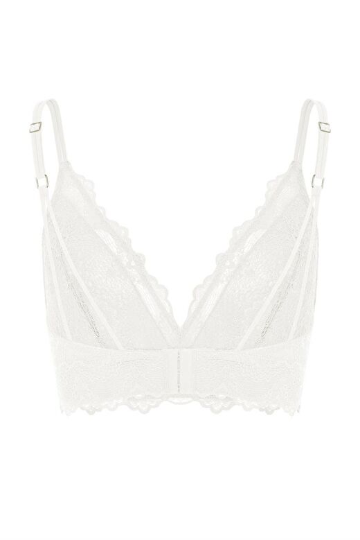 FLAME DERİN DEKOLTELİ BRALET EKRU 3