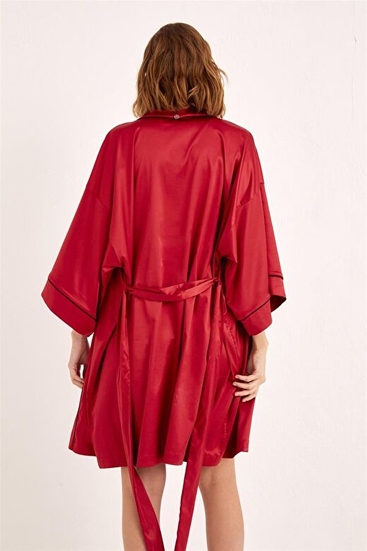 MARESIAS KISA KİMONO BORDO 4