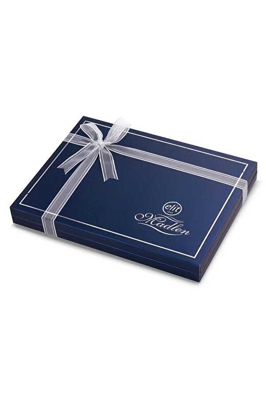 Sütlü ve Bitter Madlen Çikolata Lacivert Kutu 430g Glutensiz 1