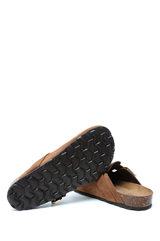 K14616SD Kifidis Soft Step Kadın Süet Deri Sabo Mantar Terlik 36-41 3
