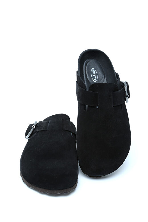 K14616SD Kifidis Soft Step Kadın Süet Deri Sabo Mantar Terlik 36-41 2