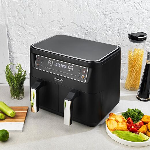 Schafer Thermochef Dual Dijital Airfryer/Sıcak Hava Fritözü 2