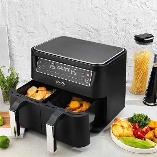 Schafer Thermochef Dual Dijital Airfryer/Sıcak Hava Fritözü 4
