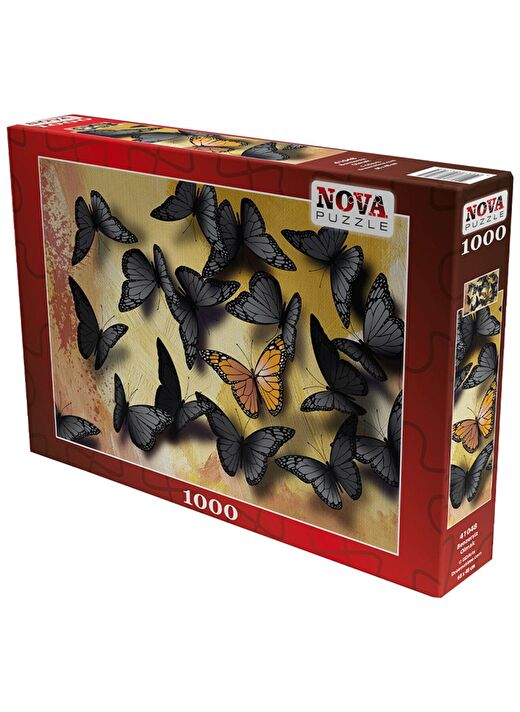 Nova 1000 Parça Benzersiz Olmak Puzzle - Kelebekler 2