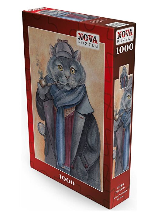 Nova 1000 Parça Gizli Görev, Dedektif Kedi Puzzle 2