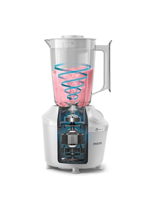 Philips HR2041/00 Sürahi Blender Beyaz 2