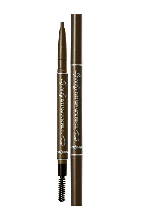 Doğal Görünüm Sunan Asansörlü Kaş Kalemi Peripera Speedy Eyebrow Auto Pencil (01 Black Brown) 1
