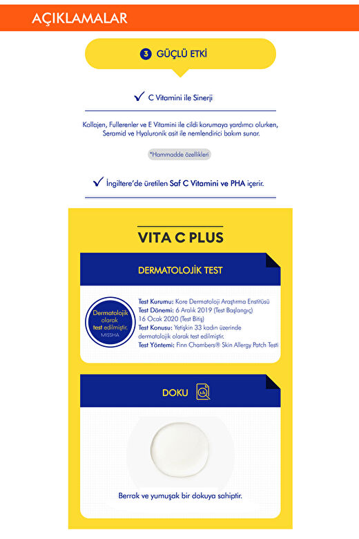 Leke Karşıtı C Vitamini İçerikli Aydınlık Görünüm Sunan Tonik Vita C Plus Spot Brightening Toner 4