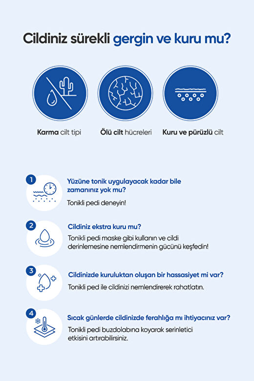 10 Farklı Hyalüronik Asit Kompleksi İçeren Arındırıcı Tonik Pad Super Aqua Ultra Hyalron Toner Pads 2