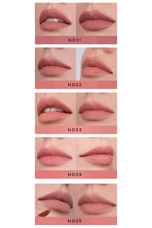 Nemli ve Pürüzsüz Görünüm Sunan Köpük Tint (ND02) A'PIEU Juicy-Pang Mousse Tint Nude 3