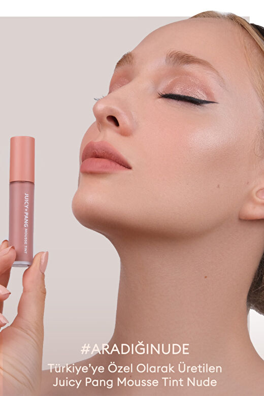 Nemli ve Pürüzsüz Görünüm Sunan Köpük Tint (ND02) A'PIEU Juicy-Pang Mousse Tint Nude 4