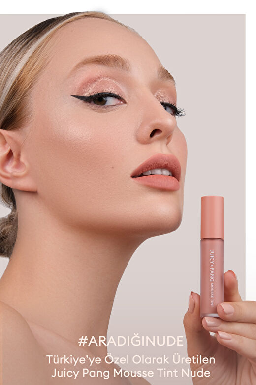 Nemli ve Pürüzsüz Görünüm Sunan Köpük Tint (ND03) A'PIEU Juicy-Pang Mousse Tint Nude 3