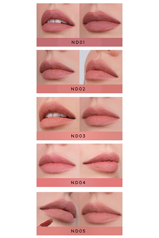 Nemli ve Pürüzsüz Görünüm Sunan Köpük Tint (ND05) A'PIEU Juicy-Pang Mousse Tint Nude 2